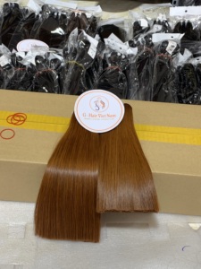 Perruques de cheveux humains vietnamiens doublement étirés de qualité supérieure perruques Lace Front vierges alignées sur les cuticules échantillon gratuit - Product Image 2