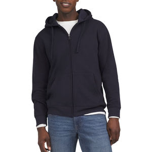 OEM Sweats à capuche pour hommes vierges avec broderie personnalisée à impression bouffante Sweats à capuche zippés en coton de haute qualité avec impression 3D Sweats à capuche à fermeture éclair pour hommes - Product Image 6