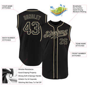 Jersey de béisbol personalizado al por mayor, pedidos a granel, tela ligera de secado rápido, resistente a la humedad, ropa cómoda cosida duradera - Product Image 2