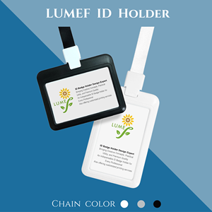 Porta Tarjetas de Identificación LUMEF Modelo 6617, Estuche para Tarjetas de PVC Suave, Horizontal, Transparente, con Logotipo/Estampado, Venta al por Mayor - Product Image 2