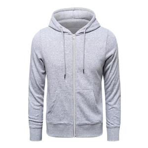 Sudaderas con cremallera de moda de alta calidad para hombre, chaqueta de color sólido, sudadera con cremallera de calle alta, sudadera holgada informal, ropa - Product Image 6