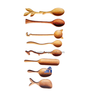 Cuchara de Madera de Alta Calidad Más Vendida, Utensilios de Cocina Naturales, Cuchara para Accesorios de Cocina de Fabricante Vietnamita al por Mayor - Product Image 3