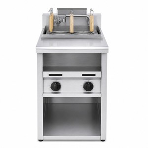 Cuiseur à nouilles au gaz commercial sur pied, 4 paniers, GPL, pour ramen, udon, pâtes, cuisine de restaurant de nouilles - Product Image 1