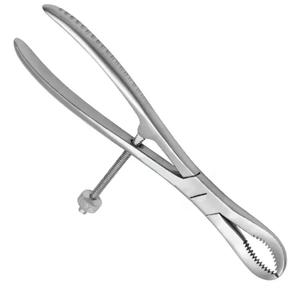 Fórceps de sujeción de hueso quirúrgico ortopédico personalizados Abrazadera manual de acero inoxidable con material de plástico y titanio - Product Image 4