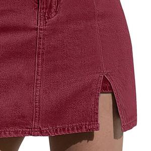 Jupe en jean anti-rides pour femmes, qualité supérieure, vêtements décontractés, vente chaude, dernières tendances, jupe en jean à la mode avec couleur personnalisée - Product Image 2