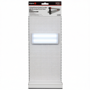 Barre porte-outils vide Knipex 1250x470mm avec panneau de façade éclairé, écrans LCD et accessoires - Product Image 2
