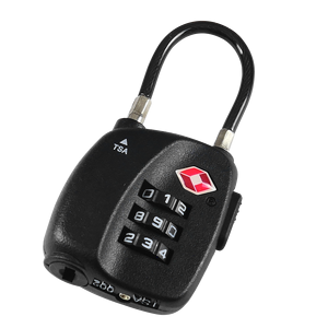 Cadenas à combinaison antivol de haute qualité certifié TSA avec corps ABS/zinc durable et déverrouillage par mot de passe - Product Image 4