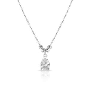 Azuris 925 argent Sterling Fine pendentif collier à la mode lien chaîne diamant Zircon plaqué or pour les fêtes de mariage fiançailles - Product Image 5