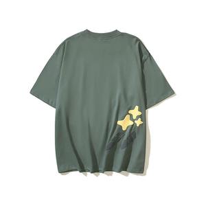 Nueva llegada, buena calidad, último diseño, camiseta 100% algodón para hombre con estampado puff, corte holgado, material suave, camiseta con estampado puff para hombre. - Product Image 4