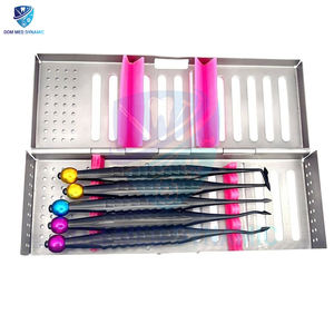 Bernard Luxating Periotome Set 5pcs | Elevador de Syndesmotome Dental de precisión | Instrumentos de extracción dental manual con casete - Product Image 3