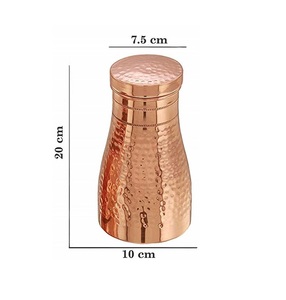 Bouteille d'eau en cuivre sans BPA Fabricant de bouteilles d'eau en cuivre Bouteilles à boire sans danger pour les aliments - Product Image 1