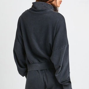 Conjunto Deportivo Informal de Tela Elástica Cómoda con Diseño de Logotipo Personalizable y Mangas Largas para Compradores al por Mayor, Diseño Informal - Product Image 5