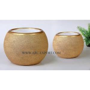 Vases à fleurs ronds en laiton et métal pour le travail de l'émail Concevoir des articles de table uniques Vases à fleurs de sol de mariage d'intérieur pour la décoration de la maison - Product Image 5