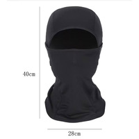 Bonnet d'hiver et d'automne personnalisé avec logo, design tendance, pour cagoule imprimée, en polyester noir, couvre-visage à motif courant