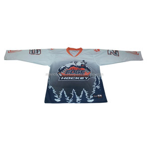 Poliéster de alta calidad Diseño libre Hockey sobre hielo Jersey Sublimación Impresión Logotipo bordado - Product Image 2