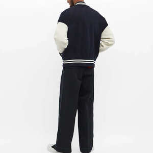 Meilleur prix Custom Made 100% Wool Varsity Jacket pour hommes Full Sleeve Lettermen Design Winter Wear - Product Image 4