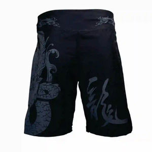 Pantalones Cortos de Entrenamiento de Muay Thai Unisex para Adultos, Personalizables, de Secado Rápido, Transpirables, de Spandex/Poliéster, para MMA, Kickboxing y Lucha - Product Image 6