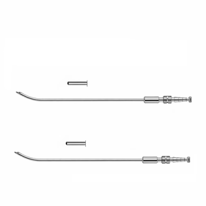 Instruments chirurgicaux dentaires en acier inoxydable, diamètre 4 mm, longueur 210 mm, tube d'aspiration 12 Charr pour usage chirurgical - Product Image 1