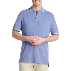 Polo transpirable de secado rápido para hombre, camiseta de manga corta 100% de algodón, venta al por mayor, camiseta de alta calidad - Product Image 1