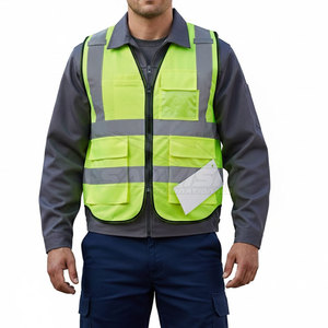 Chaleco de Seguridad de Alta Calidad Hecho en Pakistán, Chaleco de Seguridad de Alta Visibilidad con Logotipo Personalizado para Venta en Línea - Product Image 1