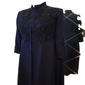 ชุดเดรสอาบายาคาฟตานสำหรับมุสลิม,ชุดเดรส Abaya Kaftan ดีไซน์แบบดั้งเดิมใส่ได้ทุกขนาดผลิตในอินเดีย - Product Image 1