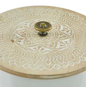 Récipient de cuisine de stockage de comptoir en bois pour fruits secs et aliments pot de décoration de cuisine d'hôtel et de restaurant - Product Image 2