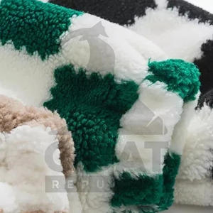 Vestes d'hiver en sherpa unisexe de haute qualité et confortables, vente en gros, respirantes, col montant, fermeture éclair sur le devant, personnalisables - Product Image 5