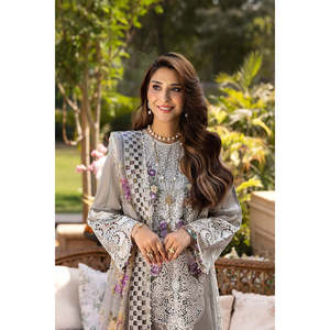 Tissu en dentelle Elaf Premium Luxury Lawn Edition 25 ELM-05 RAMSHA TC-1349 - Product Image 3