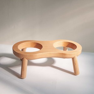 Cuenco ajustable para perros y gatos, soporte de madera de alta calidad para cuencos de alimentación para perros y gatos - Product Image 2