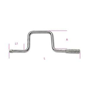 Prise carrée BETA 3/8 ''avec outil électrique haut de gamme Speed Brace - Product Image 1