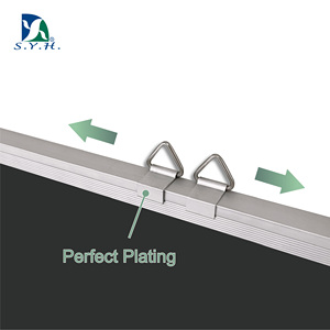กระดานดำแม่เหล็กพร้อมกรอบอลูมิเนียม ขนาด 30x45 ซม. มุมพลาสติกป้องกัน ด้านหลังเป็นเหล็ก - Product Image 4