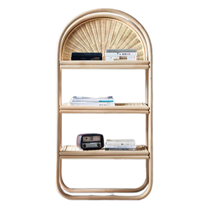 Étagère en rotin vietnamien moderne de haute qualité-Rangement debout élégant et fonctionnel pour la maison et le bureau à 3 niveaux - Product Image 1