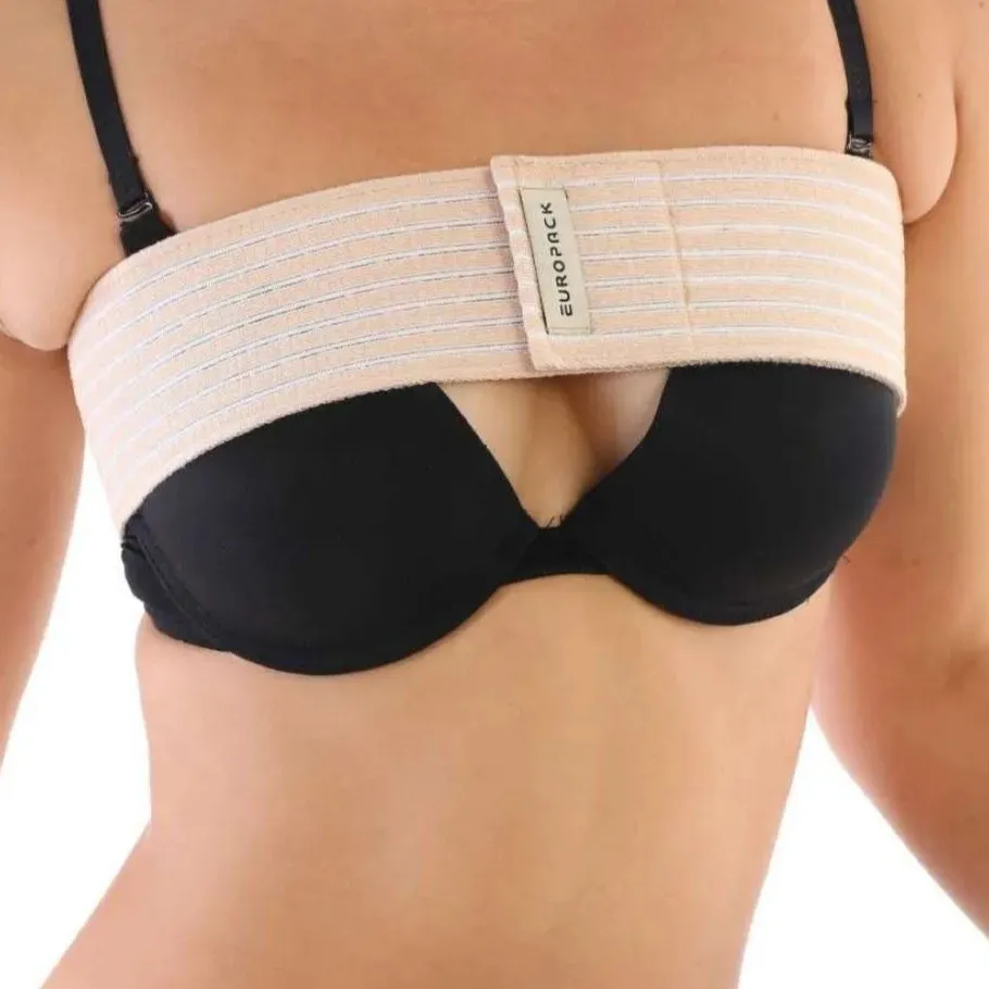 IMPLANT STABILIZER CHEST BANDAGE sleeve extending forehead wrist used after shoulder and arm liposuction GARMENT