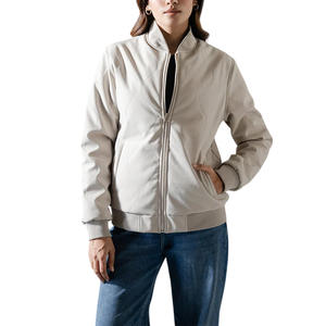 Customizable Bomber <b>Jackets</b> <b>For</b> Men And <b>Women</b> Winter Wear With Logo Printing Soft Lining And All Weather Protection - Product Image 1