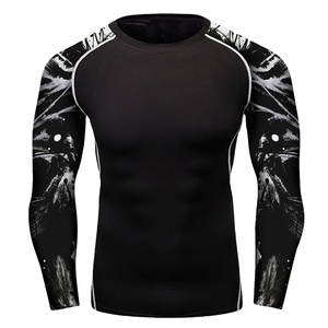 Fight <b>Rash</b> <b>Guard</b> <b>BJJ</b> Tops Fitness Compression Wear Men Sports Quick Drying Fitness Short Sleeve <b>Rash</b> <b>Guard</b> - Product Image 1