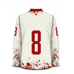 2025 nueva camiseta de Hockey Retro cosida con estampado 3D clásica auténtica camiseta de Hockey para hombre uniforme de Hockey sobre hielo de manga larga - Product Image 5