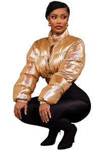 Veste bouffante Hip Hop sur mesure pour femmes respirante imperméable avec doublure en polyester rembourrage en coton à prix économique - Product Image 3