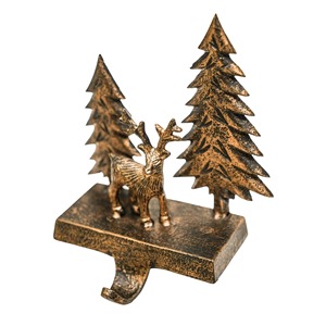 Arbre de support de bas en métal réglable de luxe pour la cheminée de noël organisateur de décor à la maison de vacances de fête - Product Image 4