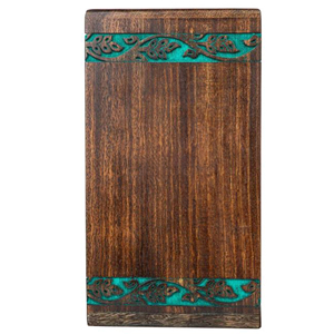 Urna de madera, urna conmemorativa, urna de cremaciones, urna de árbol de la vida para cenizas, urnas funerarias para columbario, urna de color verde de AYAANS - Product Image 3