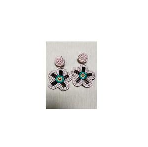 Pendientes de Joyería de Moda Hechos a Mano con Bordado, Piezas de la Mejor Calidad, Tamaño Personalizado y Pendientes para Bodas, Fiestas y Eventos, al Mejor Precio - Product Image 1