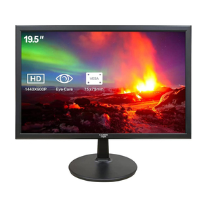 Màn hình máy tính để bàn PC tấm nền TN 19,5 inch mới, độ phân giải 1600x900, 75Hz, 5ms, đèn LED ánh sáng xanh thấp, hỗ trợ DP/<span class=keywords><strong>VGA</strong></span>, có thể gắn, dành cho doanh nghiệp - Product Image 1