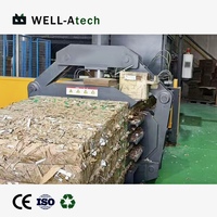 Presse à balles horizontale hydraulique multifonctionnelle pour cartons, canettes, films, vêtements et papier en promotion