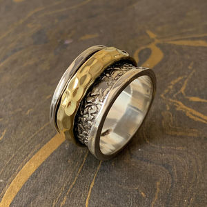 Everyday Wear Two Tone <b>Spinner</b> <b>Ring</b> 11.0 Grams - Product Image 1