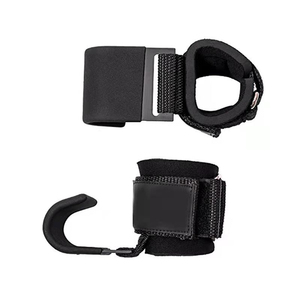 ยิมยกน้ําหนักหนักดึงการฝึกอบรม Neoprene เหล็กข้อมือปาล์มป้องกันสายรัดยกกําลัง - Product Image 6
