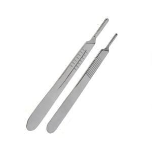 Poignée de lame chirurgicale professionnelle Source d'alimentation manuelle Poignée de scalpel en acier inoxydable pour salles chirurgicales - Product Image 4