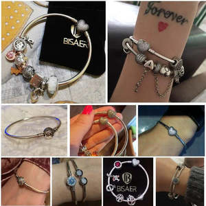 Pulsera de dijes finos Argent Amour Love - Product Image 3