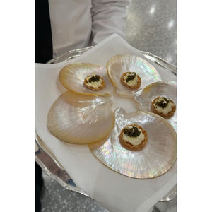 DÉCOR DE TABLE EN COQUILLAGE DE LUXE: VERRE À VIN ARTISANAL POUR UN DÉCOR ÉLÉGANT D'ÉVÉNEMENT. - Product Image 4