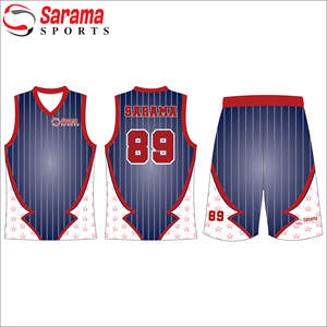 Ensembles d'uniformes de basket-ball Ensembles d'uniformes de basket-ball bon marché personnalisés Maillot de basket-ball pour hommes en polyester, - Product Image 2