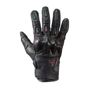 Guantes de Motocicleta Unisex de Cuero Genuino con Diseño de Logotipo Personalizado, Guantes de Carreras de Motocicleta con la Mejor Calidad de Gama Alta - Product Image 4