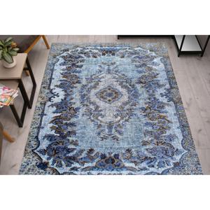 Tapis noir Medallion : style persan turc, tapis d'intérieur doux, tapis fin non tissé - Product Image 2